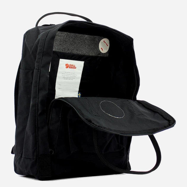 Рюкзак тканинний 16 л водонепроникний Fjallraven 23510550 Чорний (800070045305) - зображення 4