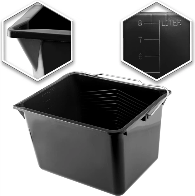 Wiadro malarskie Kadax Carda 8L 6 szt K918 (5902730389033) - obraz 4