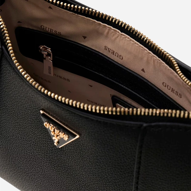 Сумка жіноча зі штучної шкіри велика Guess HWBG9914180-BLA Чорна (800070352369) - зображення 3