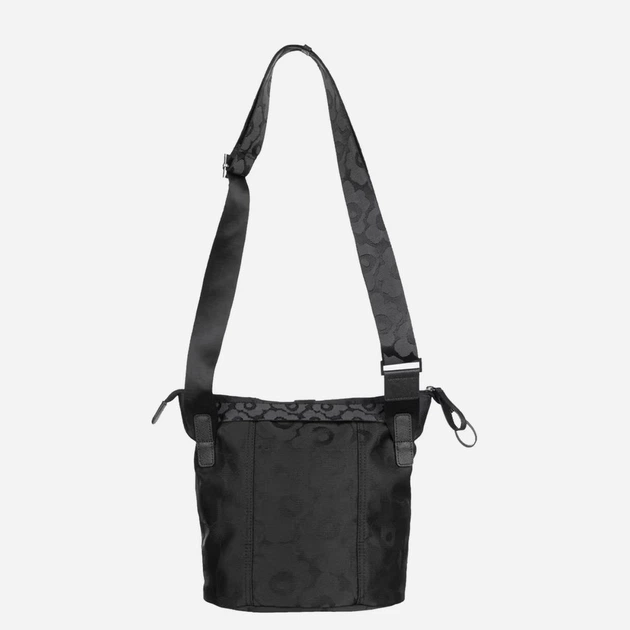 Сумка крос-боді через плече жіноча тканинна середня Marimekko 92227999 Чорна (800070306959) - зображення 3