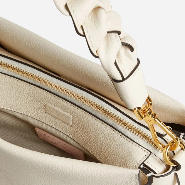 Torebka crossbody damska skórzana Coccinelle E1M50580101-685 Biała (800070354163) - obraz 3
