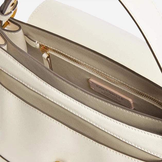 Torebka crossbody damska skórzana Coccinelle E1SSK180101-N17 Biała (800070354179) - obraz 3