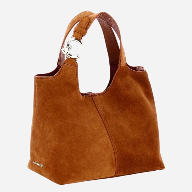 Torebka crossbody damska skórzana Coccinelle E1THE580101-W11 Brązowa (800070354187) - obraz 4