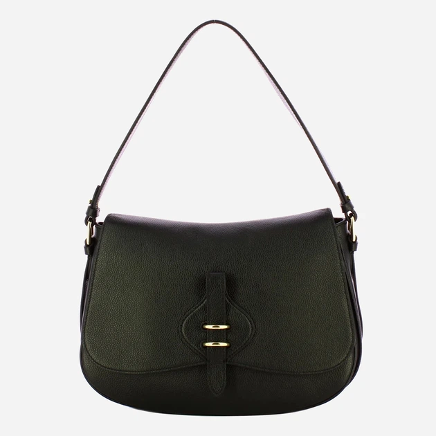 Torebka crossbody damska skórzana Coccinelle E1U7F120101-001 Czarna (800070354207) - obraz 4