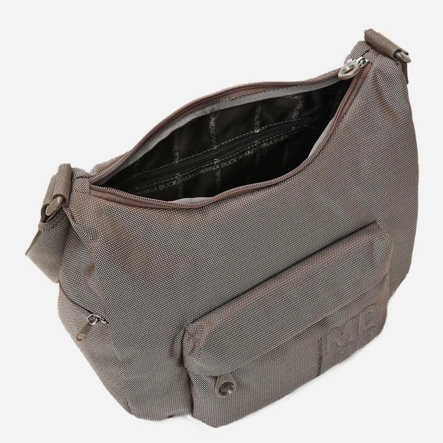 Torebka na ramię damska materiałowa Mandarina Duck P10QMT56-09K Beżowa (800070357814) - obraz 4