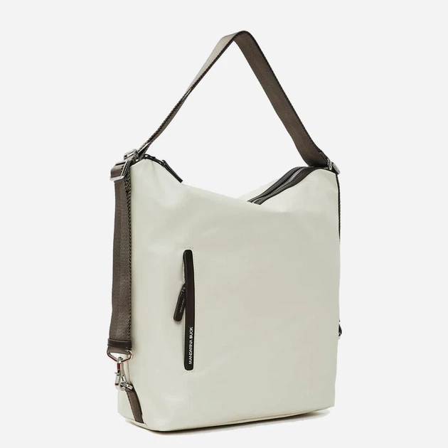 Torebka hobo damska duża Mandarina Duck P10VCT10-591 Biała (800070357754) - obraz 3