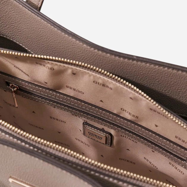 Torebka shopper damska duża Guess HWBG6974230-DRT Beżowa (800070352364) - obraz 3