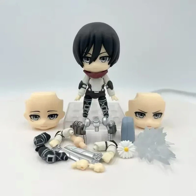 Аниме фигурка нендороид Атака титанов Микаса Аккерман 2001 Nendoroid Attack on Titan подвижная 10 см - изображение 6