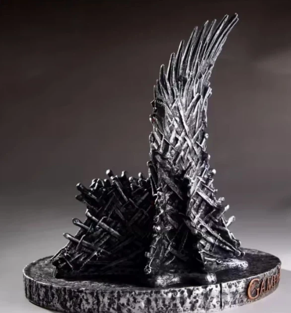 Колекційна Фігурка Статуетка Залізний Трон Iron Throne Game Of Thrones Song Of ice And Гра Престолів 16 см - зображення 5