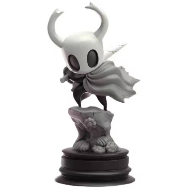 Коллекционная фигурка Hollow Knight Рыцарь Халлоунеста 11 см ПВХ игровая статуэтка для фанатов культовой вселенной с фирменным гвоздем грез детализированный образ главного героя для украшения интерьера рабочего стола или игровой полки оригинальный сувенир - изображение 2