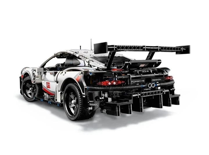Конструктор Technic Porsche Порш 911 GT3 RS (белый) 1580 деталей спортивный суперкар 50 см - изображение 2