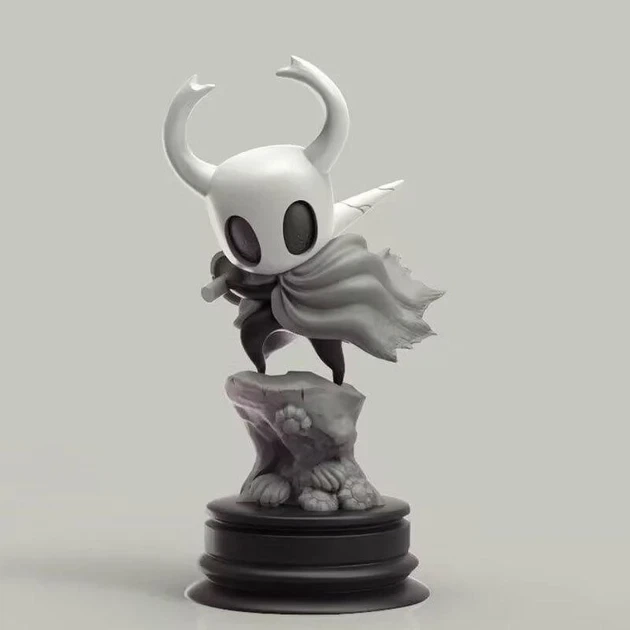 Коллекционная фигурка Hollow Knight Рыцарь Халлоунеста 11 см ПВХ игровая статуэтка для фанатов культовой вселенной с фирменным гвоздем грез детализированный образ главного героя для украшения интерьера рабочего стола или игровой полки оригинальный сувенир - изображение 3