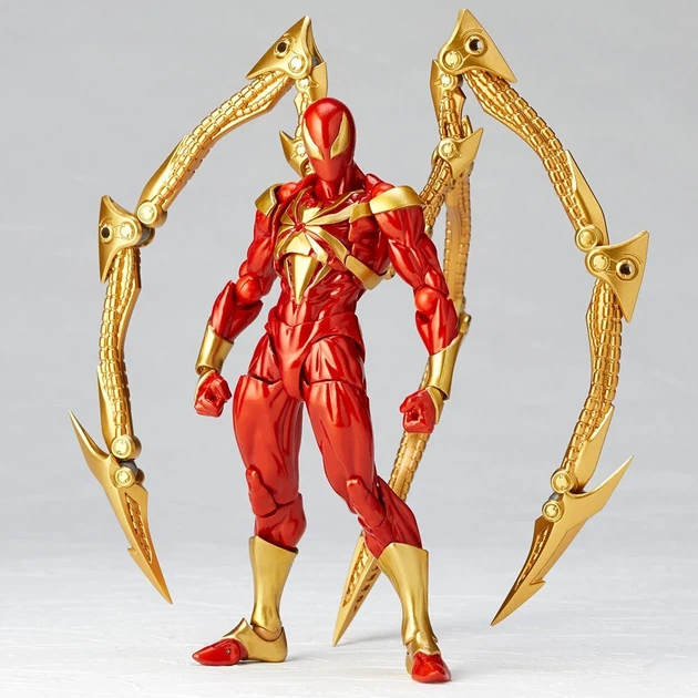 Коллекционная Фигурка Железный Человек Паук Питер Паркер в красночерном костюме коллекционная подвижная фигурка ЧеловекаПаука - Фото 6 Коллекционная Фигурка Железный Человек Паук Питер Паркер в красночерном костюме коллекционная подвижная фигурка ЧеловекаПаука - изображение 6