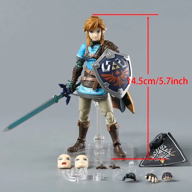 Фигурка Линк Легенда о Зельде The Legend of Zelda | Figma 626 (Бандай) - Фото 7 Фигурка Линк Легенда о Зельде The Legend of Zelda | Figma 626 (Бандай) - изображение 7