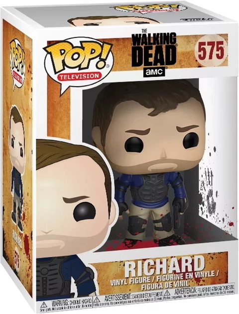 Фигурка Funko Pop The Walking Dead Ричард #575 | Коллекционный герой из Ходящих Мертвецов - Фото 2 Фигурка Funko Pop The Walking Dead Ричард #575 | Коллекционный герой из Ходящих Мертвецов - изображение 2