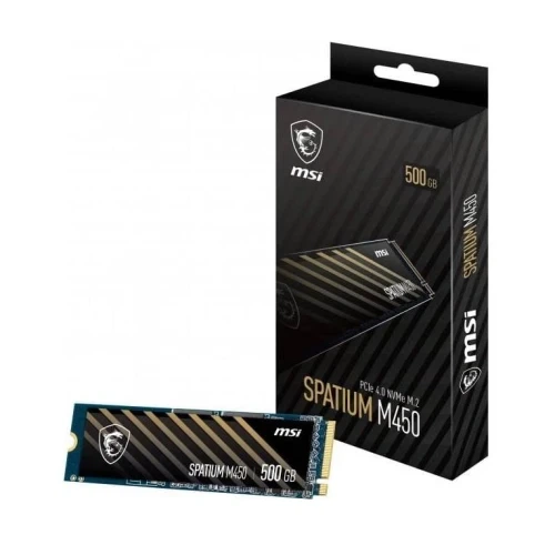 Твердотільний накопичувач SSD 500Gb, MSI Spatium M450 V1, PCI-E 4.0 x4, M.2 (S78-440K380-P83) - зображення 7