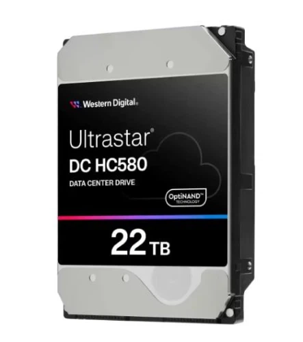 Жесткий диск 3.5" 22Tb Western Digital Ultrastar DC HC580, SATA3, 512 Мб, 7200 об/мин (0F62785) - изображение 2