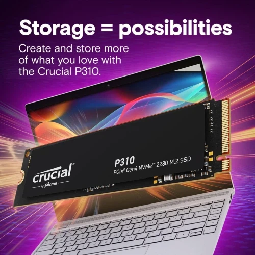 Твердотільний накопичувач SSD 1Tb, Crucial P310, PCI-E 4.0 x4, M.2, Bulk (CT1000P310SSD8-T) - зображення 8