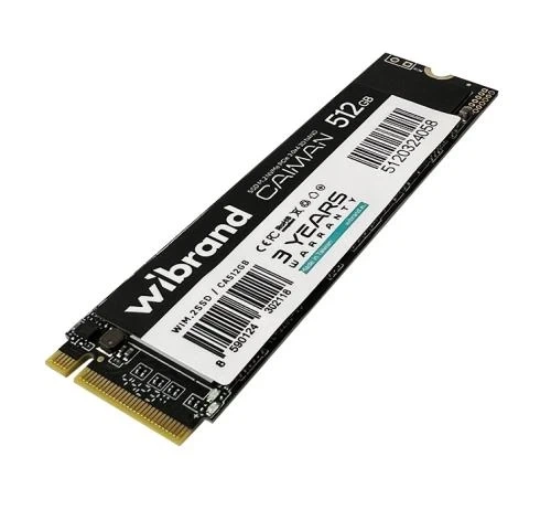 Твердотельный накопитель SSD 512Gb, Wibrand Caiman, PCI-E 3.0 x4, M.2 (WIM.2SSD/CA512GB) - Фото 3 Твердотельный накопитель SSD 512Gb, Wibrand Caiman, PCI-E 3.0 x4, M.2 (WIM.2SSD/CA512GB) - изображение 3
