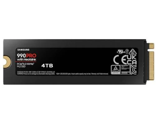 Твердотельный накопитель SSD 4Tb, Samsung 990 Pro, PCI-E 4.0 x4, M.2 (MZ-V9P4T0CW) - изображение 3