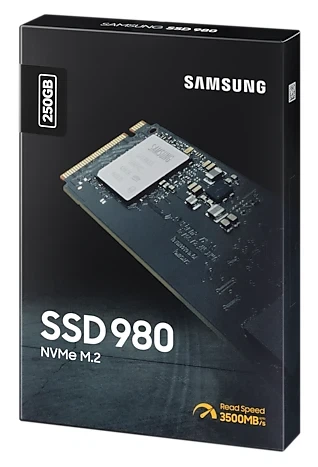 Твердотільний накопичувач SSD 250Gb, Samsung 980, PCI-E 3.0 x4, M.2 (MZ-V8V250B) - зображення 8