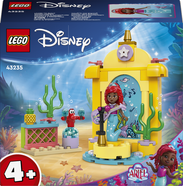 Конструктор LEGO Disney Princess Музична сцена Аріель 60 деталей (43235) - Фото 1 Конструктор LEGO Disney Princess Музична сцена Аріель 60 деталей (43235) - зображення 1