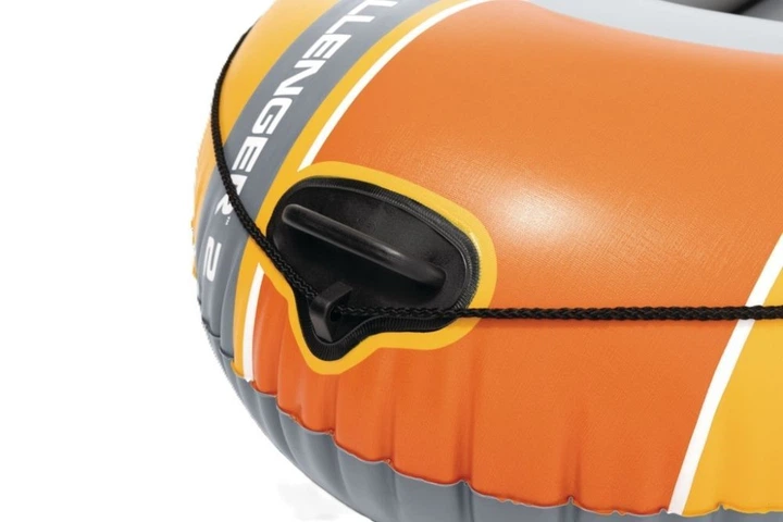 Ponton dmuchany Intex Challenger 2 2-osobowy 236 x 114 x 41 cm Żółto-szary 66312 (6941057430607) - obraz 6