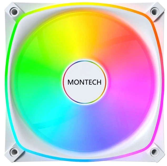Вентилятор Montech AX120 PRO 3-pack White - зображення 3