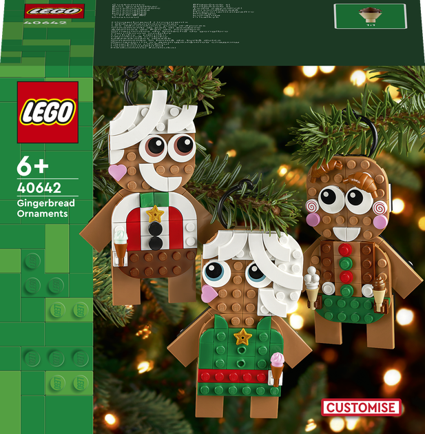 Zestaw klocków LEGO Icons Piernikowe ozdoby 190 elementów (40642) - Zdjęcie 1 Zestaw klocków LEGO Icons Piernikowe ozdoby 190 elementów (40642) - obraz 1