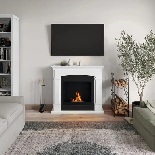 Камінокомплект Tagu HELMI FreeFlame білий - зображення 4