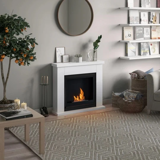 Камінокомплект Tagu FRODE FreeFlame білий - зображення 3