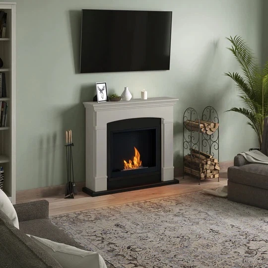 Камінокомплект Tagu HELMI FreeFlame світло-бежевий - изображение 3