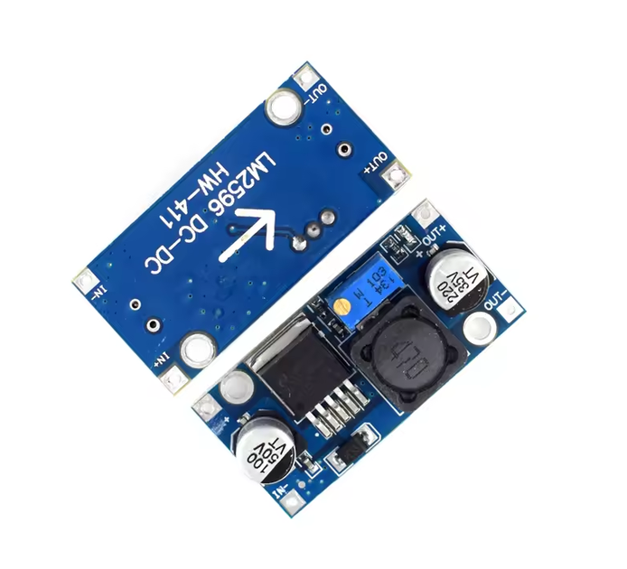Понижуючий DC-DC перетворювач LM2596S HW-411A 3 А 1.25 30 В - Фото 1 Понижуючий DC-DC перетворювач LM2596S HW-411A 3 А 1.25 30 В - изображение 1