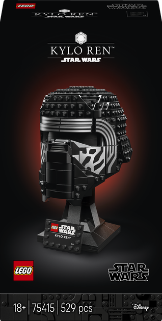 Klocki konstrukcyjne LEGO Star Wars Hełm Kylo Rena 529 elementów (75415 ) - Zdjęcie 1 Klocki konstrukcyjne LEGO Star Wars Hełm Kylo Rena 529 elementów (75415 ) - obraz 1