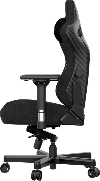 Кресло геймерское игровое Anda Seat Kaiser 3 Size L до 120 кг Black Fabric (AD12YDC-L-01-B-CF) - изображение 4