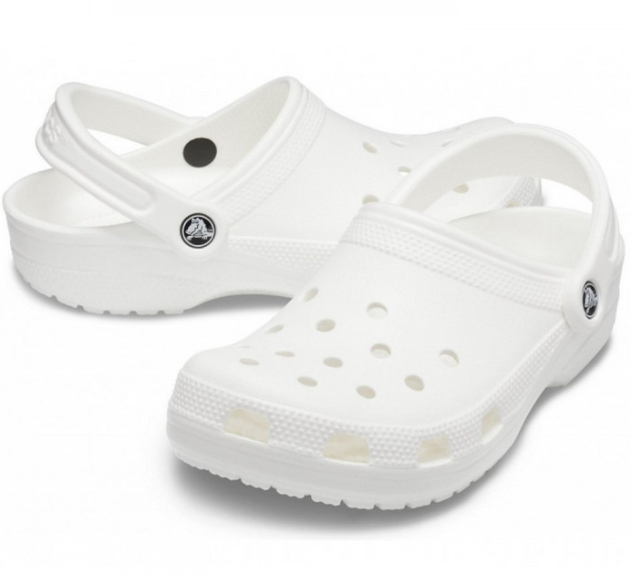 Крокси Сабо Crocs Classic Clog White 42-43 M9/W11 27см Білі - Фото 1 Крокси Сабо Crocs Classic Clog White 42-43 M9/W11 27см Білі - зображення 1