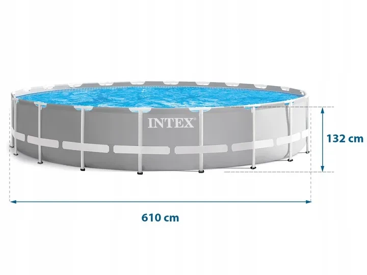 Басейн каркасний 18в1 Intex 26756 610 х 132 см - изображение 9