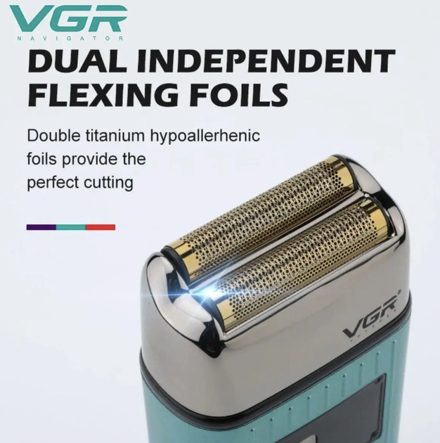 Электробритва VGR V-357 для бритья и стрижки волос ∙ Бритва VGR V-357 для дома - изображение 5