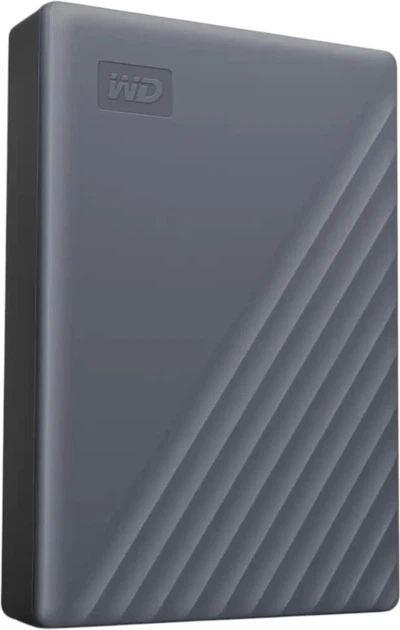Жорсткий диск Western Digital My Passport 5TB 2.5" USB 3.2 External Silicon Grey (WDBRMD0050BGY-WESN) - зображення 2