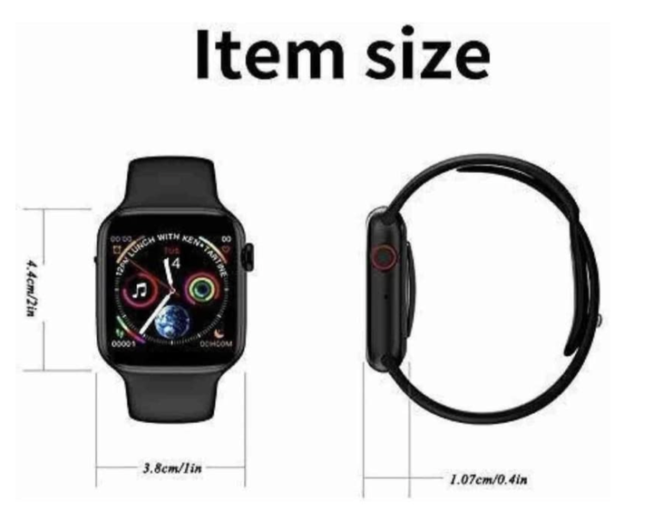 Смарт-часы Smart Watch T55 с 2 ремешками, Умные часы Smart Watch T55 для уведомлений и фитнеса 57027/00 - изображение 3