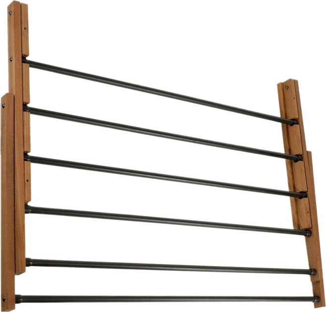 Suszarka do bielizny Kadax Ferrara ścienna 53 cm K11605 Brązowa (5906638313077) - obraz 4