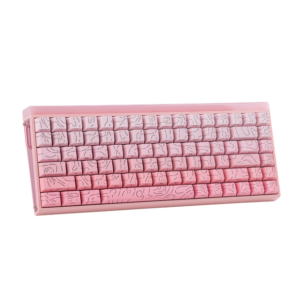 Ігрова магнітна клавіатура AULA HERO 84 HE / 8K / Hall Effect / Rapid Trigger / Pink / Рожева - зображення 5