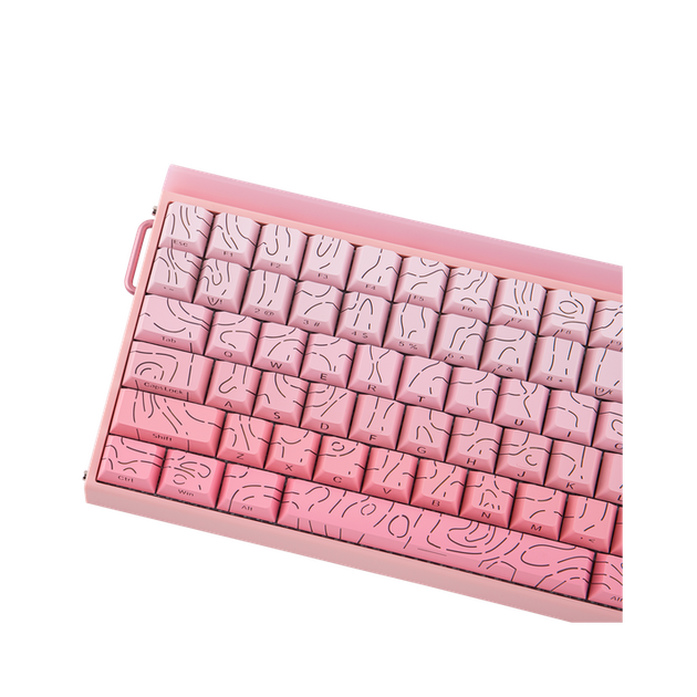 Ігрова магнітна клавіатура AULA HERO 84 HE / 8K / Hall Effect / Rapid Trigger / Pink / Рожева - зображення 10