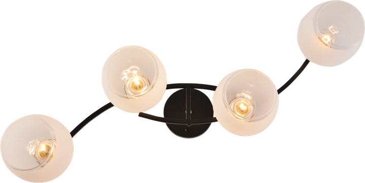 Декоративная люстра INTEREES IS XA1587B-4 BK+GOLD CHROME - изображение 3