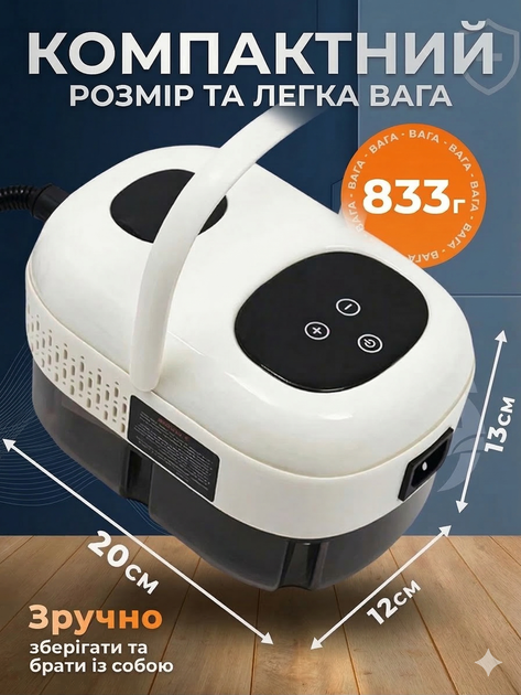 Многофункциональный портативный пароочиститель Power Steam 2500 - Фото 1 Многофункциональный портативный пароочиститель Power Steam 2500 - изображение 1