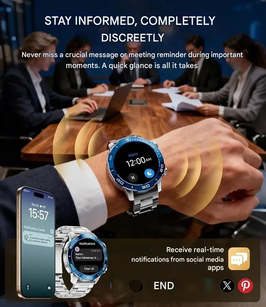 Смарт-часы DREMAC 1.43" AMOLED, Bluetooth звонки, IP68, 100+ спорт режимов - Фото 6 Смарт-часы DREMAC 1.43" AMOLED, Bluetooth звонки, IP68, 100+ спорт режимов - изображение 6