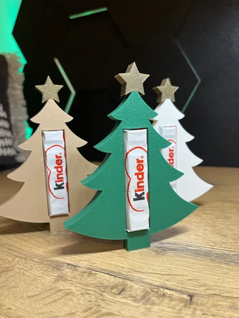 Тримач для шоколаду Kinder у вигляді різдвяної ялинки. Aivory - изображение 4