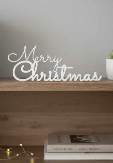 Святковий надпис Merry Christmas для інтер'єру. Aivory - зображення 2