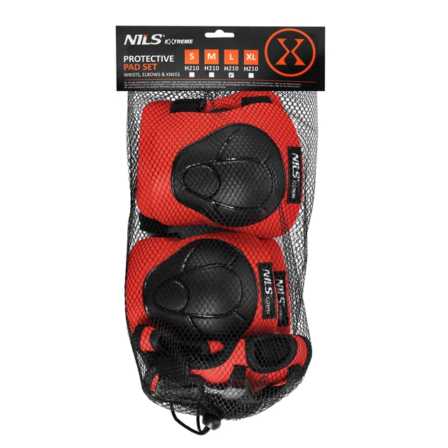 Набір захисту Nils Extreme H210 розмір XS Червоний 16-60-209 (5905504100407) - Фото 7 Набір захисту Nils Extreme H210 розмір XS Червоний 16-60-209 (5905504100407) - зображення 7