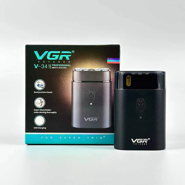 Електробритва VGR V-341, Черный - 593371 - изображение 5